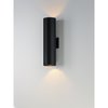 Maxim Outpost 2-Light 22"H LED Outdoor Wall Sconce 86405BK